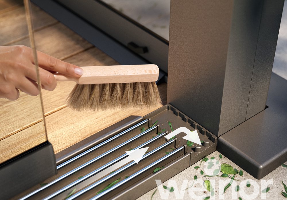 glazen schuifwand w17 easy Close Up