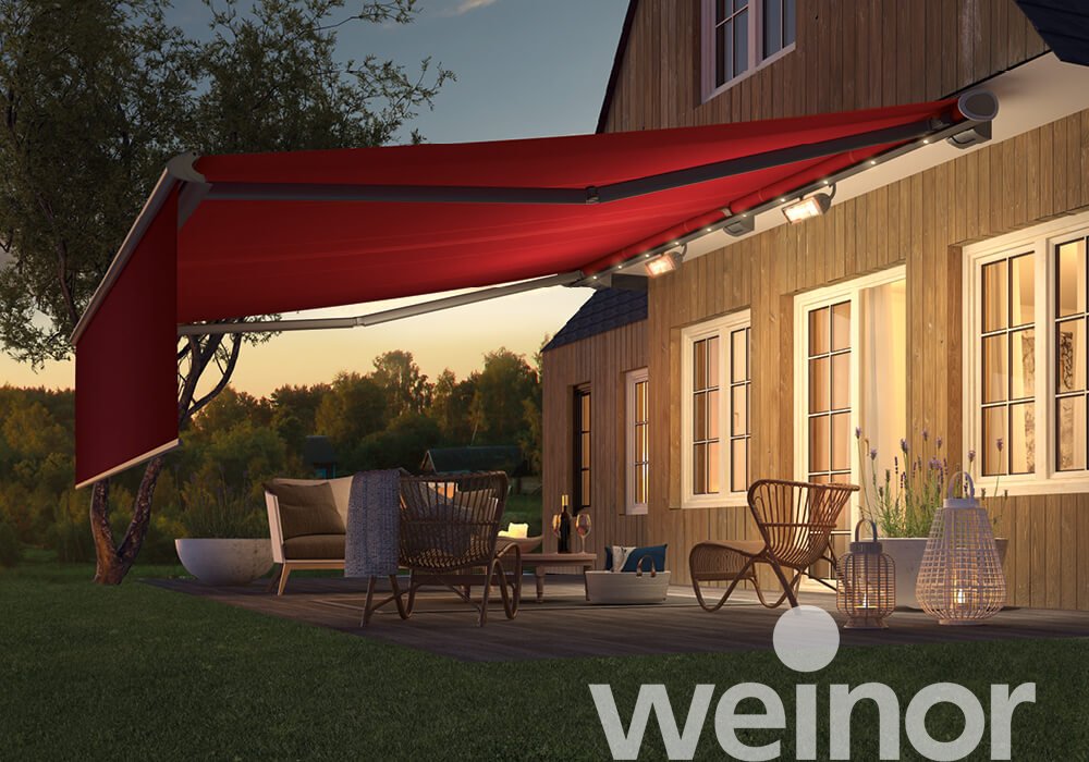 Zonneschermen weinor Semina Life met Volant Plus