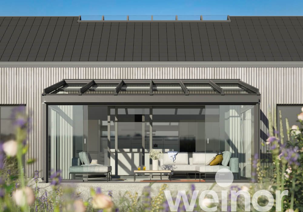 Glasoase® weinor ondergemonteerde zonwering