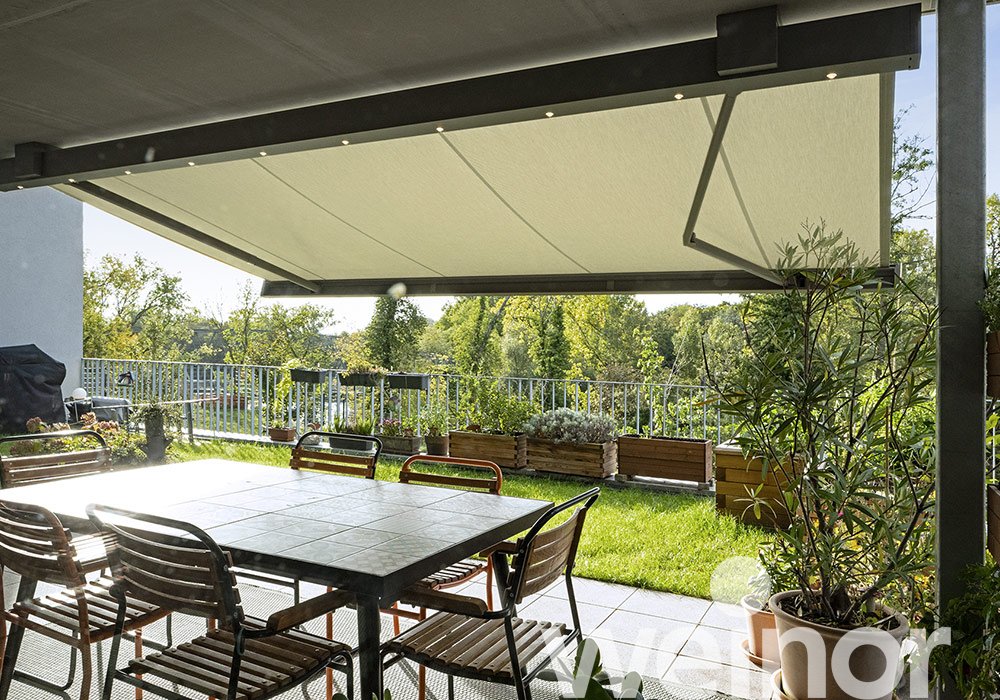 Kubusluifel ook voor kleine terrassen  
