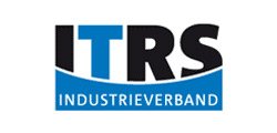 Logo van ITRS met zwarte en blauwe elementen, tekst in duidelijke letters. Logo van ITRS met zwarte en blauwe elementen, tekst in duidelijke letters.