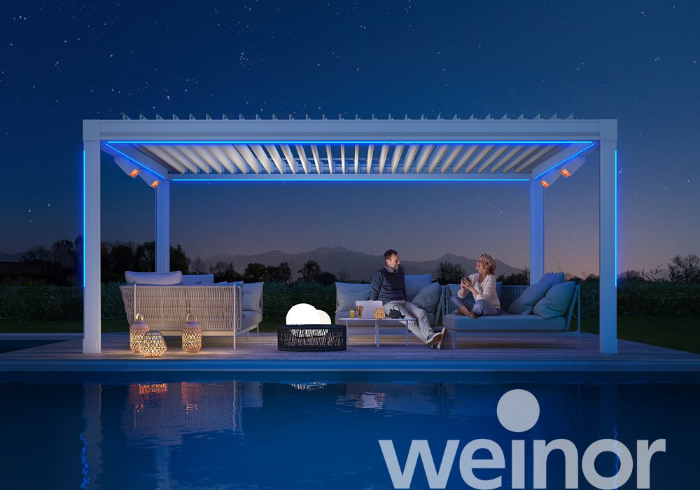 Artares - het lamellendak met ledverlichting