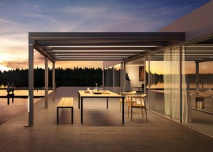 Kubistische dakvorm gecombineerd met unieke technologie: Terrazza Pure voldoet aan alle eisen van moderne architectuur en innovatieve bouw.  